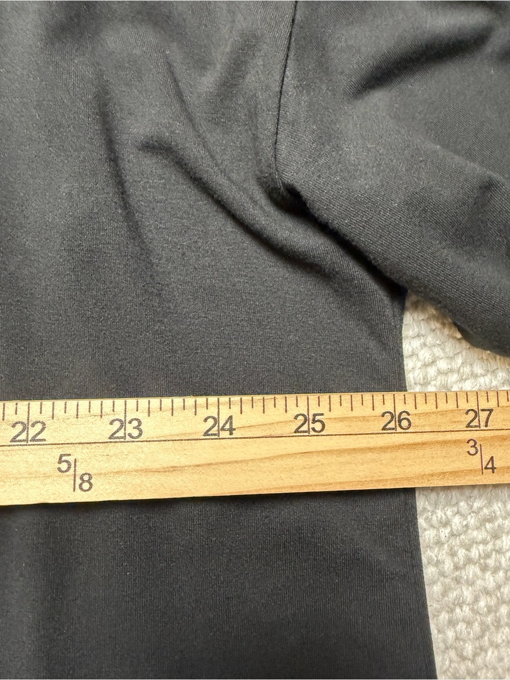 J.Jill Wearever 2X Black Gray Jersey Lagenlook Colorblock V Neck Dress - Picture 5 of 6
